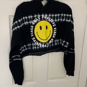 😀 crop hoodie - large